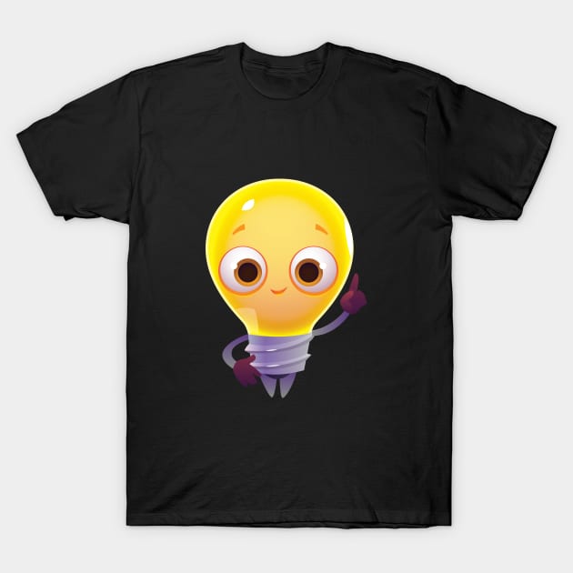 funny light bulbs T-Shirt by PG